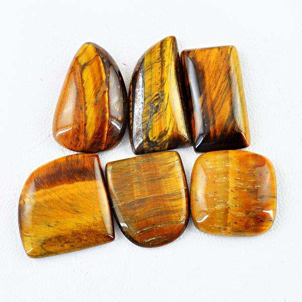 gemsmore:Amazing Natural Golden Tiger Eye Loose Gemstone Lot