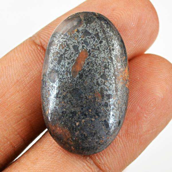 gemsmore:Amazing Natural Hematite Oval Shape Untreated Loose Gemstone