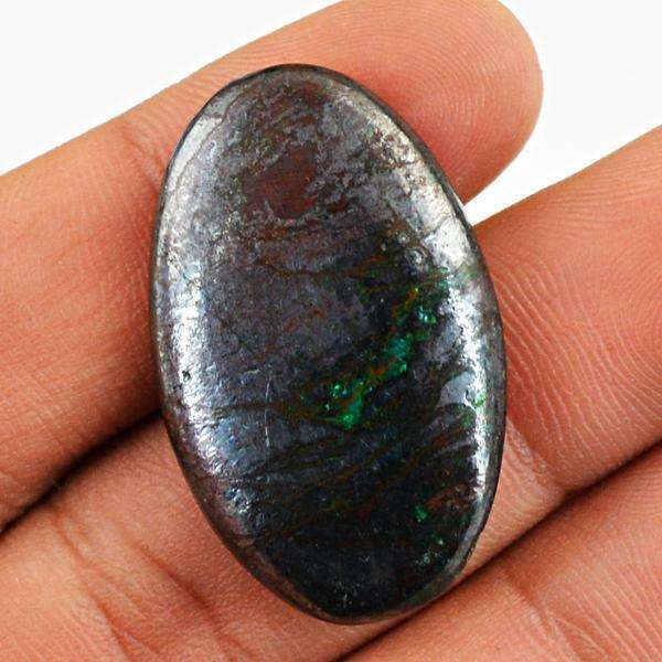 gemsmore:Amazing Natural Hematite Oval Shape Untreated Loose Gemstone