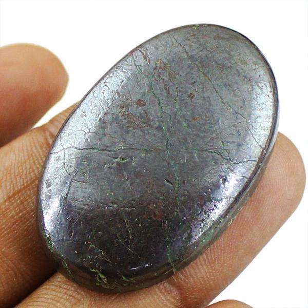 gemsmore:Amazing Natural Hematite Oval Shape Untreated Loose Gemstone