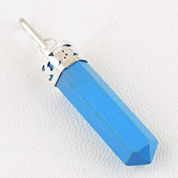 gemsmore:Amazing Natural Howlite Healing Point Pendant