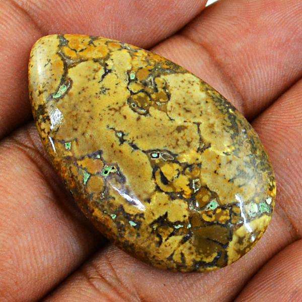gemsmore:Amazing Natural Jasper Pear Shape Untreated Loose Gemstone