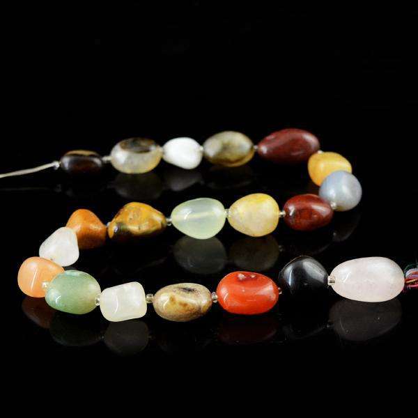 gemsmore:Amazing Natural Mix Gem Drilled Beads Strand