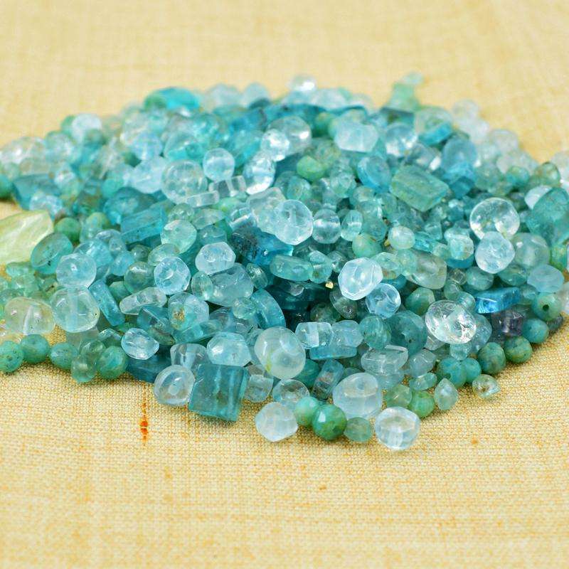gemsmore:Amazing Natural Mix Gemstone Drilled Beads Lot