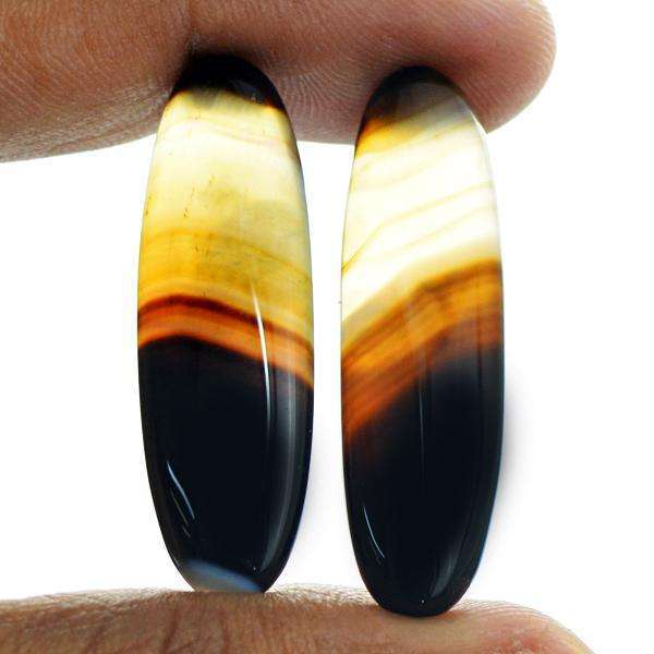 gemsmore:Amazing Natural  Onyx Loose Untreated Gemstone