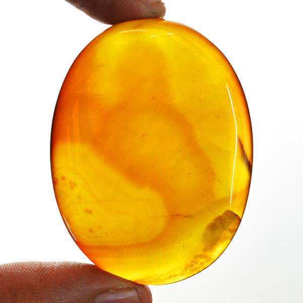 gemsmore:Amazing Natural Onyx Oval Shape Untreated Loose Gemstone