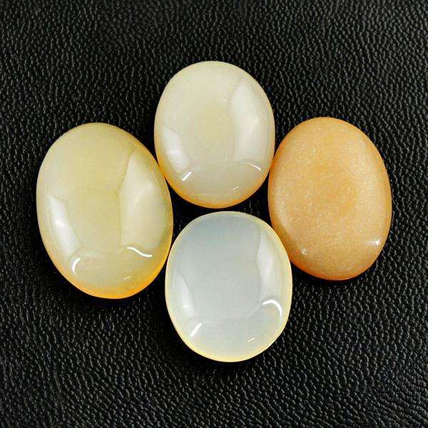 gemsmore:Amazing Natural Onyx Oval Shape Untreated Loose Gemstone Lot