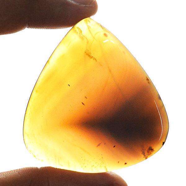 gemsmore:Amazing Natural Onyx Pear Shape Untreated Loose Gemstone.