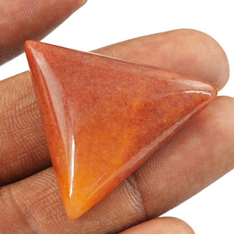 gemsmore:Amazing Natural Orange Aventurine Loose Gemstone