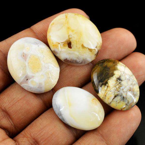 gemsmore:Amazing Natural Oval Shape Cobra Jasper Untreated Loose Gemstone Lot