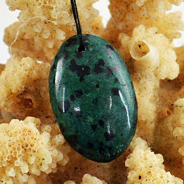 gemsmore:Amazing Natural Oval Shape Dendrite Opal Untreated Loose Drilled Gemstone