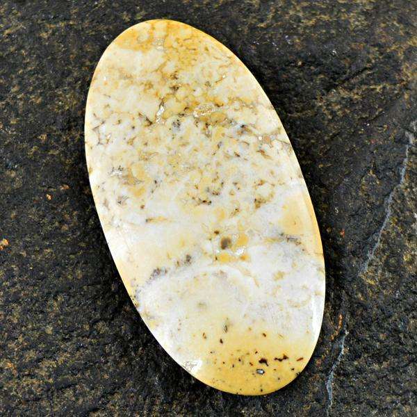 gemsmore:Amazing Natural Oval Shape Ocean Jasper Untreated Loose Gemstone