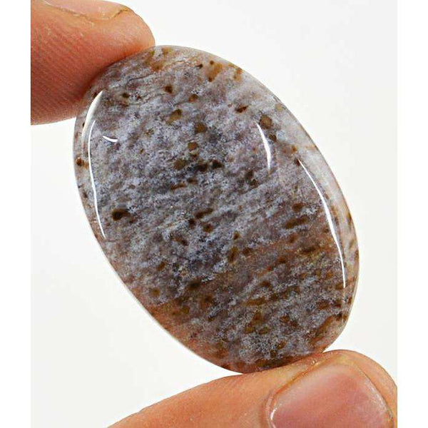 gemsmore:Amazing Natural Oval Shape Ocean Jasper Untreated Loose Gemstone