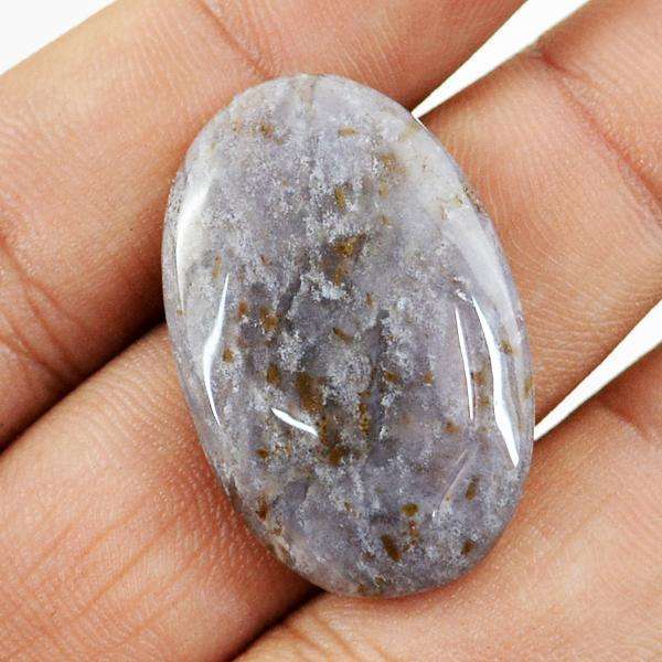 gemsmore:Amazing Natural Oval Shape Ocean Jasper Untreated Loose Gemstone