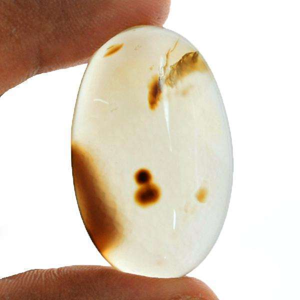 gemsmore:Amazing Natural Oval Shape Onyx Loose Gemstone