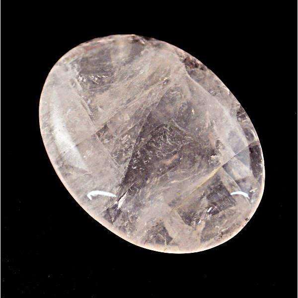 gemsmore:Amazing Natural Oval Shape Pink Rose Quartz Untreated Loose Gemstone