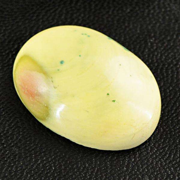 gemsmore:Amazing Natural Oval Shape Polygram Jasper Untreated Loose Gemstone