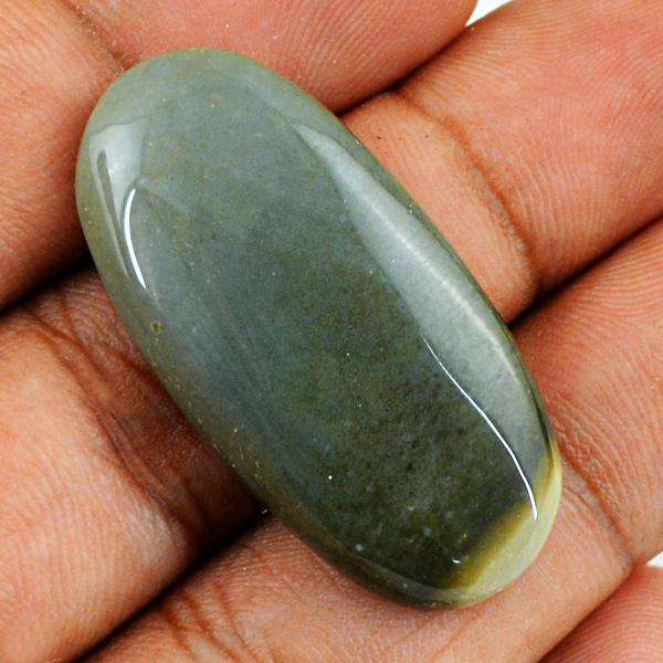 gemsmore:Amazing Natural Oval Shape Polygram Jasper Untreated Loose Gemstone