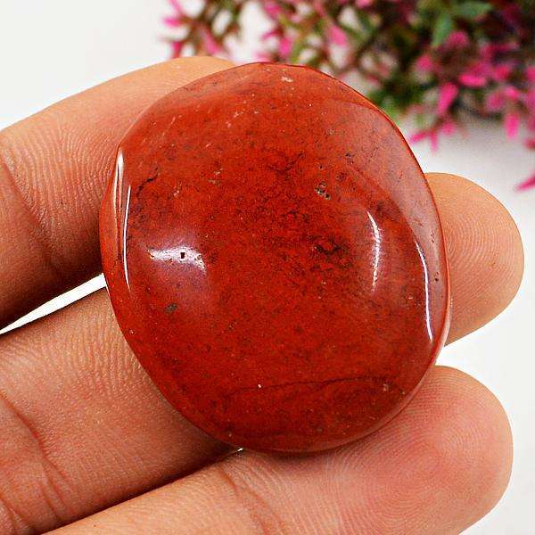 gemsmore:Amazing Natural Oval Shape Red Jasper Untreated Loose Gemstone