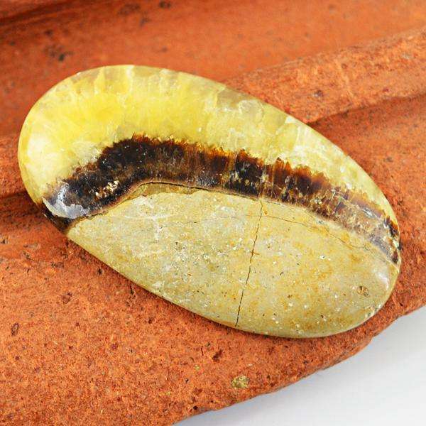 gemsmore:Amazing Natural Oval Shape Septarian Agate Loose Gemstone