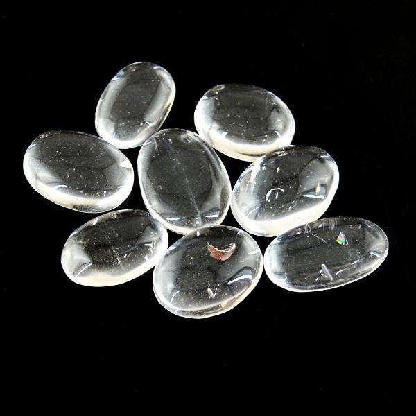 gemsmore:Amazing Natural Oval Shape White Quartz Untreated Loose Gemstone Lot