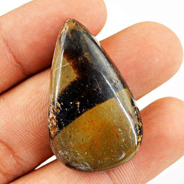 gemsmore:Amazing Natural Pear Shape Septarian Agate Untreated Loose Gemstone