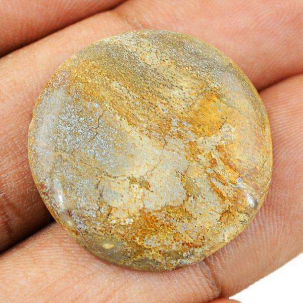 gemsmore:Amazing Natural Picture Jasper Round Shape Untreated Loose Gemstone
