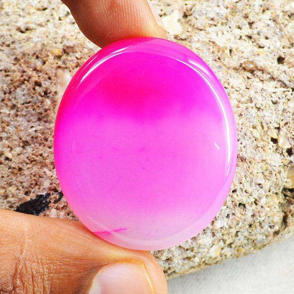 gemsmore:Amazing Natural Pink Onyx Untreated Loose Gemstone