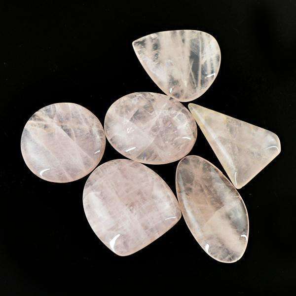 gemsmore:Amazing Natural Pink Rose Quartz Loose Gemstone Lot