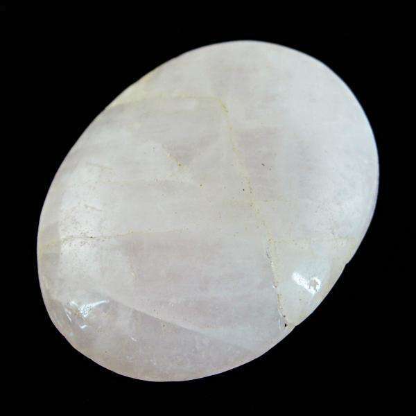 gemsmore:Amazing Natural Pink Rose Quartz Oval Shape Untreated Loose Gemstone