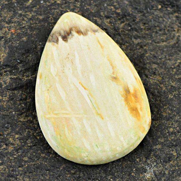 gemsmore:Amazing Natural Plum Agate Pear Shape Untreated Loose Gemstone