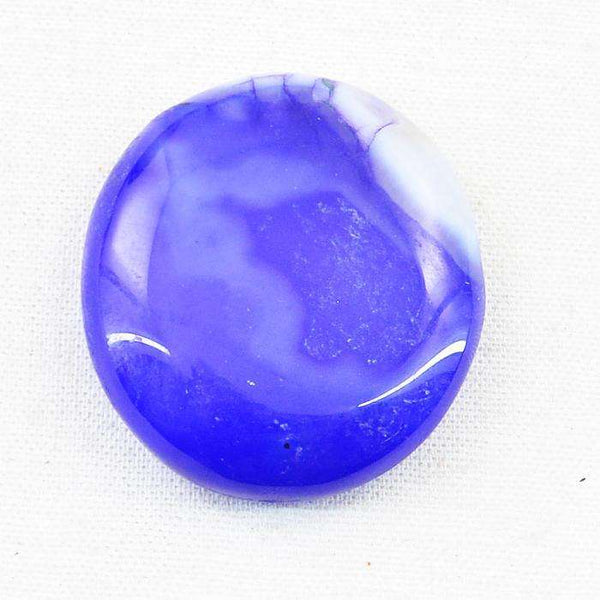 gemsmore:Amazing Natural Purple Onyx Round Shape Untreated Loose Gemstone.