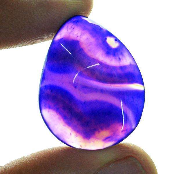 gemsmore:Amazing Natural Purple Onyx Untreated Loose Gemstone