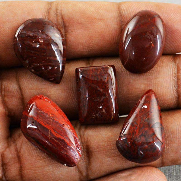 gemsmore:Amazing Natural Red Jasper Gemstone Lot