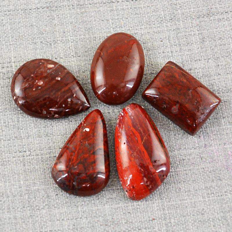 gemsmore:Amazing Natural Red Jasper Gemstone Lot