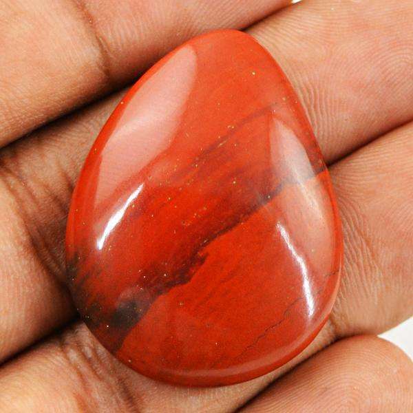 gemsmore:Amazing Natural Red Jasper Pear Shape Untreated Loose Gemstone