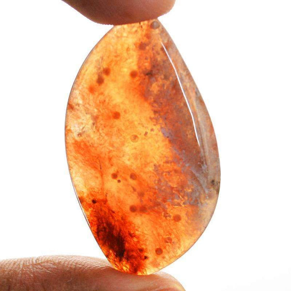 gemsmore:Amazing Natural Red Moss Agate Gemstone