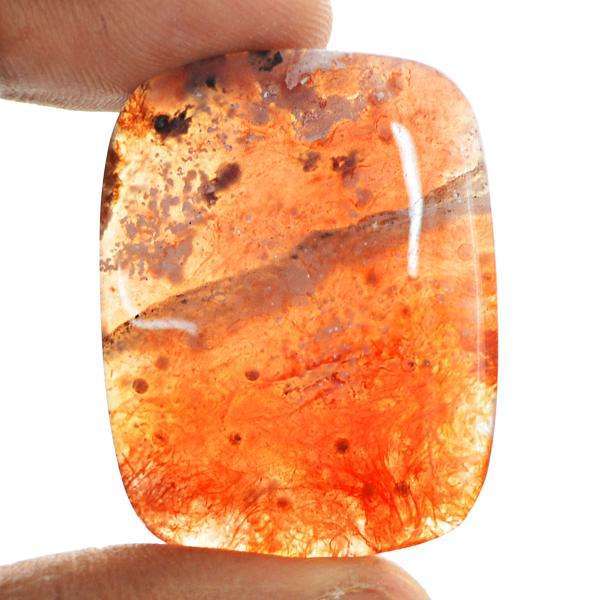 gemsmore:Amazing Natural Red Moss Agate Loose Gemstone