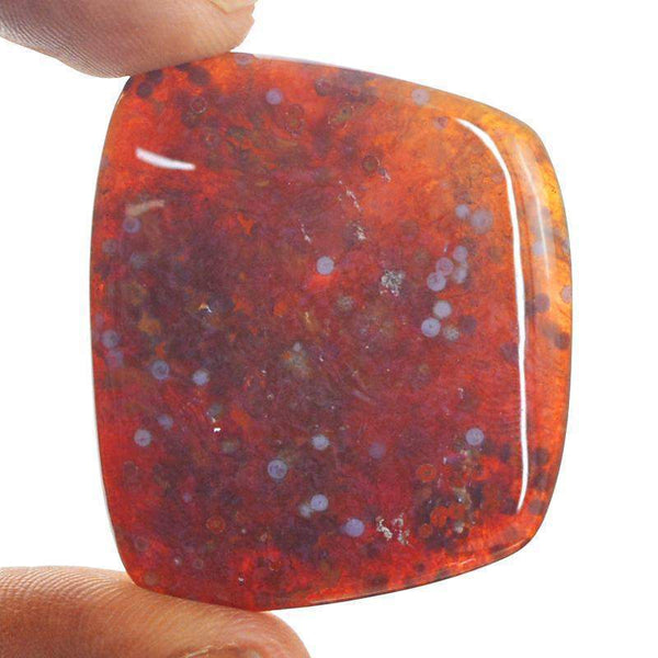 gemsmore:Amazing Natural Red Moss Agate Loose Gemstone