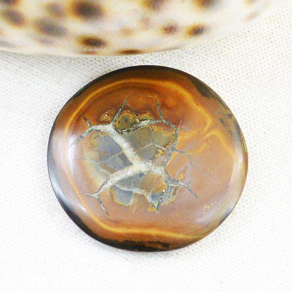 gemsmore:Amazing Natural Round Shape Septarian Agate Untreated Loose Gemstone