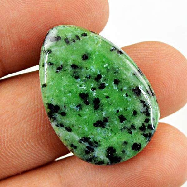 gemsmore:Amazing Natural Ruby Zoisite Pear Shape Untreated Loose Gemstone