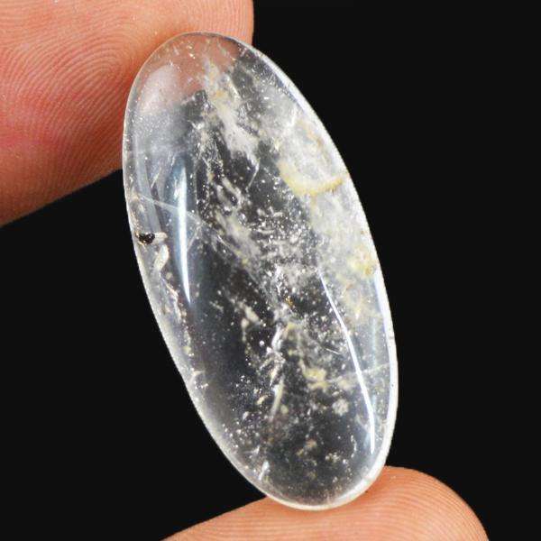 gemsmore:Amazing Natural Rutile Quartz Oval Shape Loose Gemstone