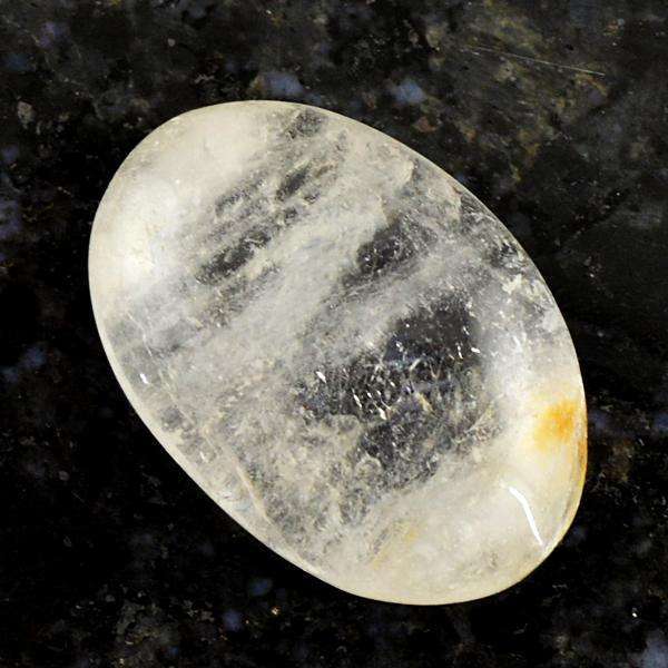 gemsmore:Amazing Natural Rutile Quartz Oval Shape Untreated Loose Gemstone