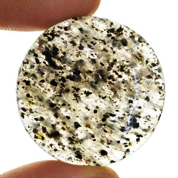 gemsmore:Amazing Natural Rutile Quartz Round Shape Untreated Loose Gemstone
