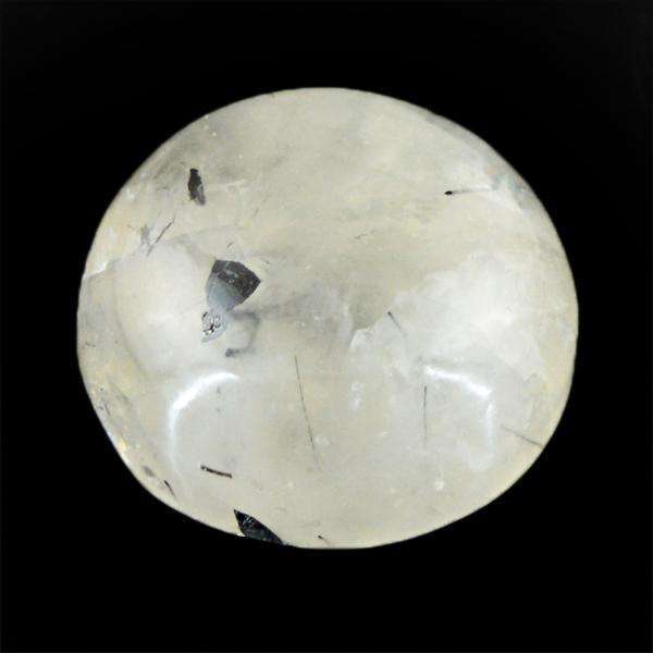 gemsmore:Amazing Natural Rutile Quartz Round Shape Untreated Loose Gemstone