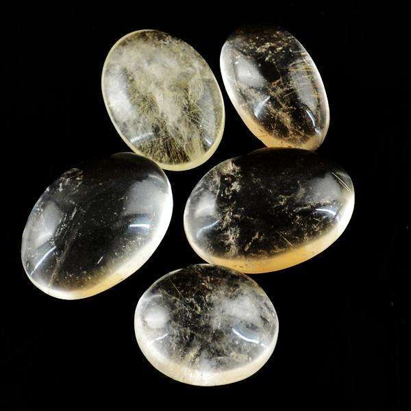 gemsmore:Amazing Natural Rutile Quartz Untreated Loose Gemstone Lot