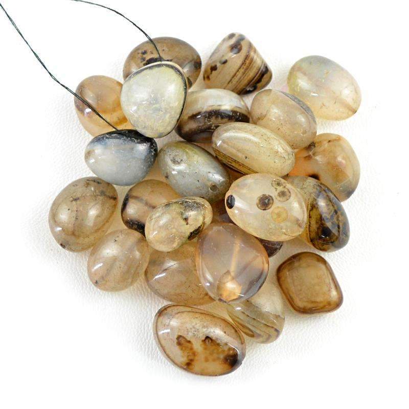 gemsmore:Amazing Onyx Beads Lot Natural Untreated Drilled