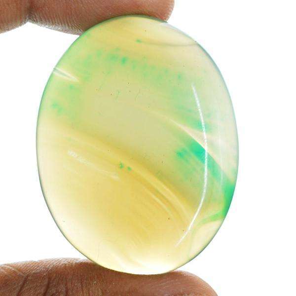 gemsmore:Amazing Onyx Oval Shape Untreated Loose Gemstone