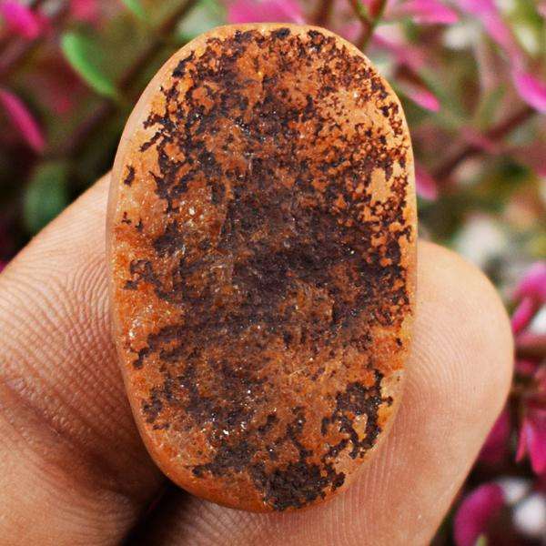 gemsmore:Amazing Orange Aventurine Druzy Untreated Loose Gemstone