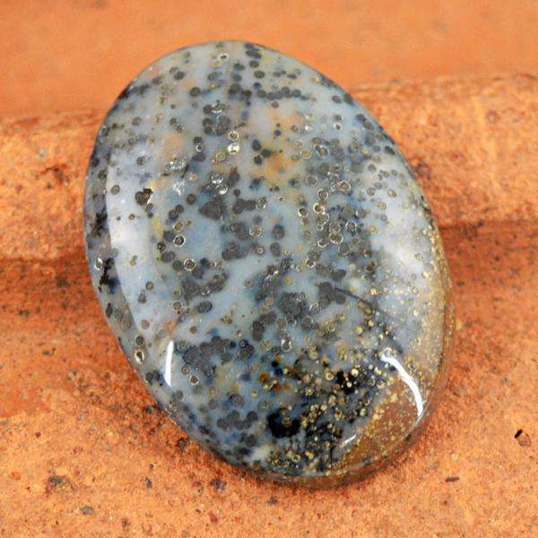 gemsmore:Amazing Oval Shape Dendrite Opal Untreated Loose Gemstone